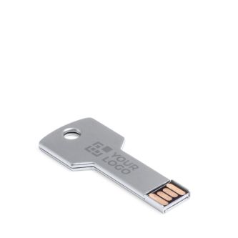 Clé USB impression intégrale à la forme d'une clé en métal