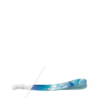 Bracelet en tissu polyester pour sublimation sur mesure fabriqué en UE