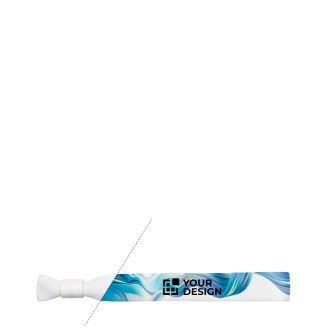Bracelet en RPET pour sublimation, sur mesure, fabriqué en Europe