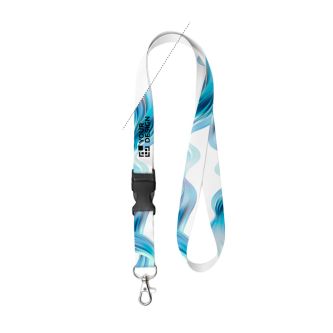 Tour de cou en RPET en couleur, sur mesure, avec boucle, fabriqué UE