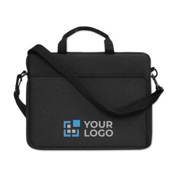 Sac promotionnel pour ordinateur portable 14" vue avec zone d'impression