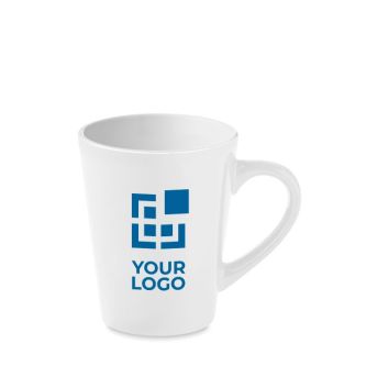 Tasse à café personnalisée de 180ml couleur  blanc