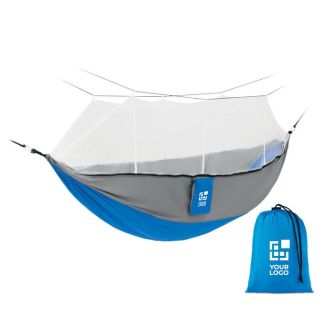 Hamac avec moustiquaire intégrée vue avec zone d'impression