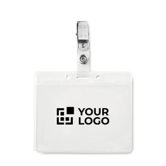 Identifiant pour les cartes et les accréditations couleur transparent