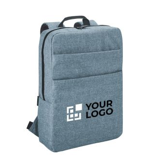 Superbe sac à dos pour ordinateur publicitaire couleur gris
