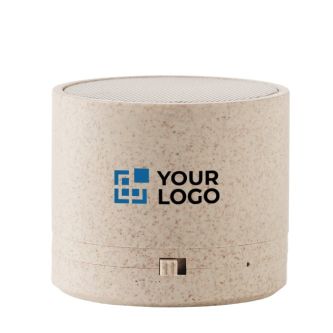 Enceinte fabriquée avec des matériaux naturels couleur beige