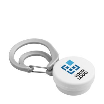 Crochet publicitaire avec mousqueton