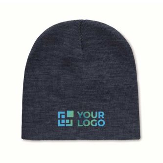 Bonnet personnalisable unisexe en RPET avec zone d'impression