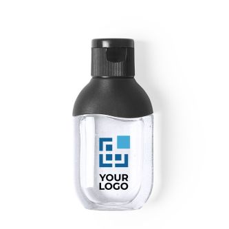 Flacon de gel hydroalcoolique coloré avec zone d'impression