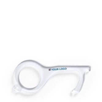 Porte-clés anti-contact pour surface avec zone d'impression