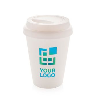 Tasse take away personnalisée avec logo