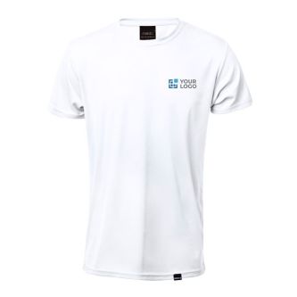 T-shirt personnalisé écologique RPET 135g/m2 avec zone d'impression