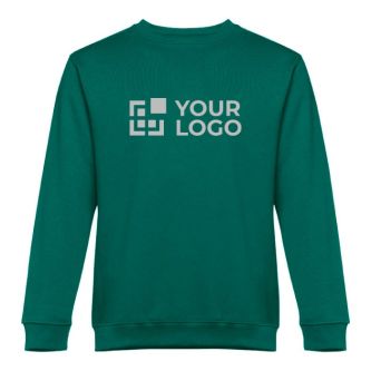 Sweat-shirt en coton et polyester 300 g/m2 avec zone d'impression