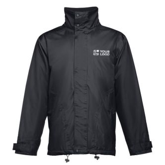 Parka imprimée unisexe imperméable avec zone d'impression