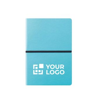Carnet coloré avec couverture souple avec zone d'impression
