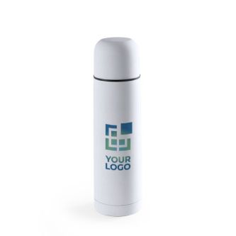 Bouteille avec isolation personnalisée et colorée avec zone d'impression