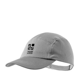 Casquette de sport contre UV rafraichissante vue avec zone d'impression