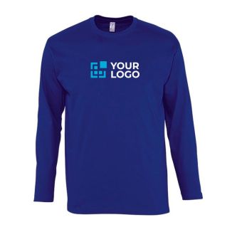 Tee shirt manches longues avec logo avec zone d'impression