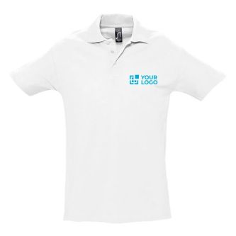 Polo avec logo pour la publicité avec zone d'impression