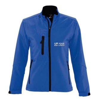 Veste personnalisée soft Shell pour femme avec zone d'impression