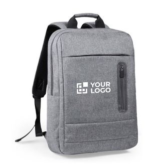 Sac à dos professionnel pour ordinateur avec zone d'impression