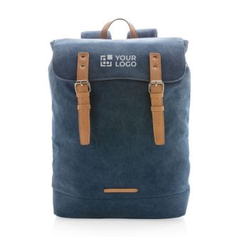 Sac à dos de haute qualité en toile couleur bleu