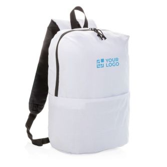 Sac à dos personnalisé simple et moderne couleur blanc avec zone d'impression