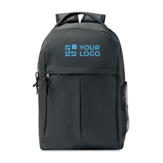 Sac à dos d'entreprise en polyester RPET avec zone d'impression