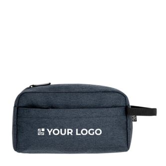 Trousse recyclée avec poche et anse avec zone d'impression