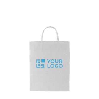 Petit sac en papier personnalisé vue avec zone d'impression