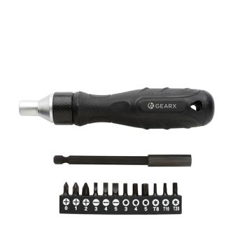 Tournevis personnalisé avec pointes en acier couleur noir