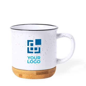 Mug en céramique avec base en liège