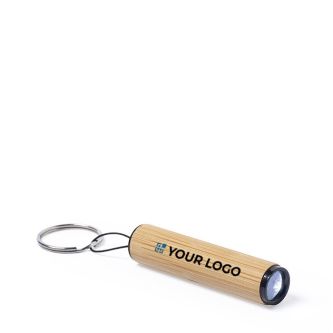 Porte-clés lanterne personnalisé en bambou