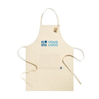 Tablier 100% coton de 180 g/m2 avec zone d'impression