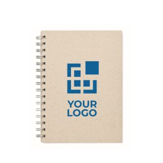 Carnet avec papier personnalisable éco avec zone d'impression