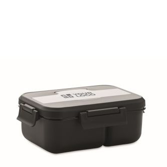 Grande boîte à lunch avec couverts couleur blanc première vue