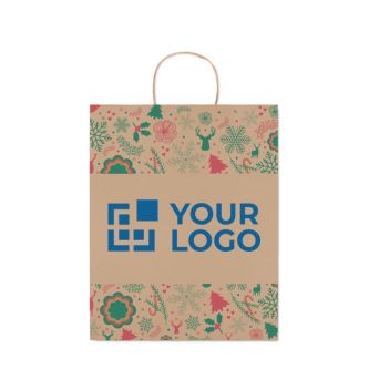 Grand sac en papier de Noël
