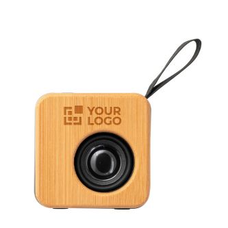 Enceinte en ABS en bambou recyclé