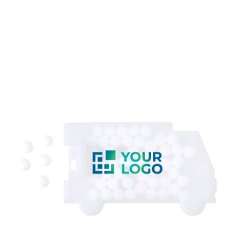 Boîte à bonbons en forme de Camion avec zone d'impression