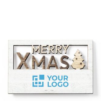 Aimant avec message de Noël
