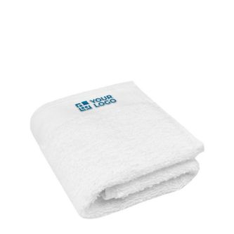 Serviette de bain en coton épais 550 g/m2 avec zone d'impression
