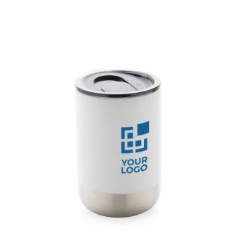 Bouteille thermos en acier recyclé avec zone d'impression
