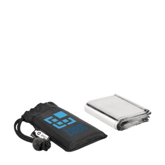 Couverture d'urgence 130 x 210 cm couleur noir