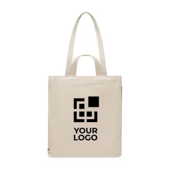 Tote bag recyclé avec pochette 140 g/m2