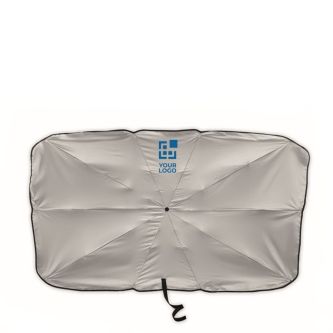 Pare-soleil de voiture de type parapluie avec zone d'impression