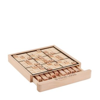 Jeu sudoku en bois