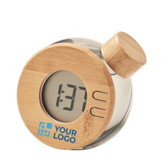 Grande horloge LCD avec de l'eau