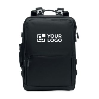 Sac à dos d'entreprise recyclé pour le voyage avec zone d'impression