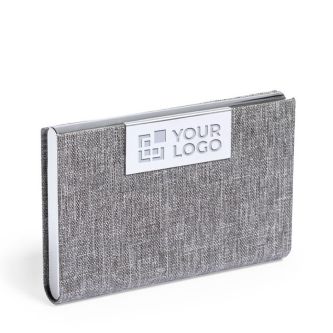 Porte-cartes RPET et fermeture magnétique avec zone d'impression