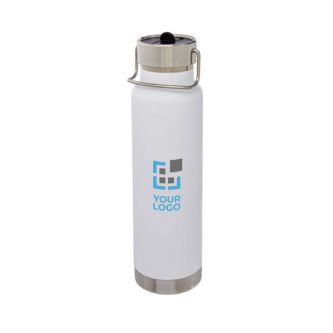 Bouteille de sport en acier thermos avec zone d'impression